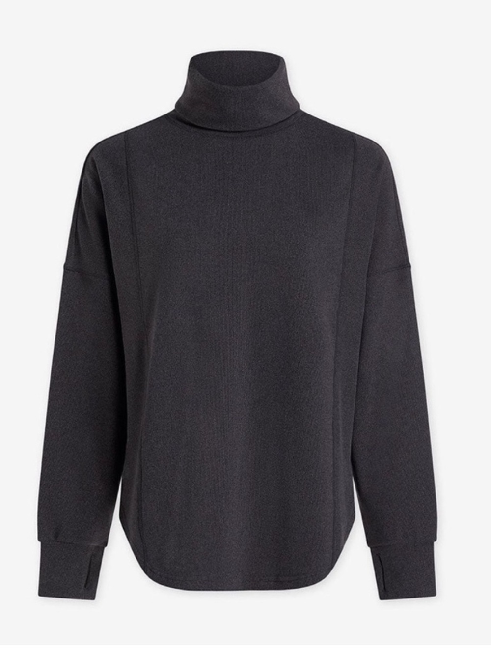 VARLEY Rainer Trainer Roll Neck Jumper Turtleneck Black Marl Medium - Picture 2 of 9